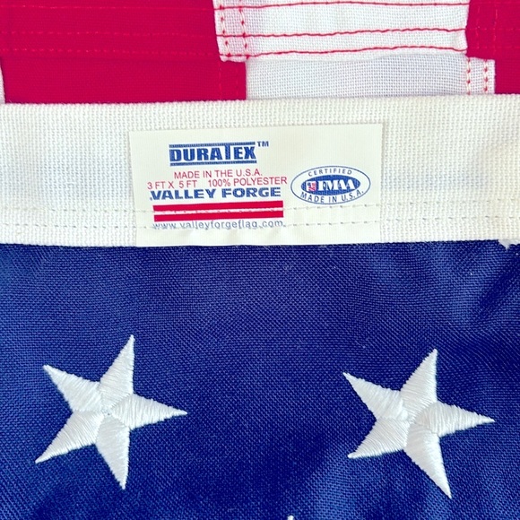 NEW Valley Forge 3’X5 ’Koralex US American Flag 2 Ply Polyester Commercial Grade - Picture 4 of 6